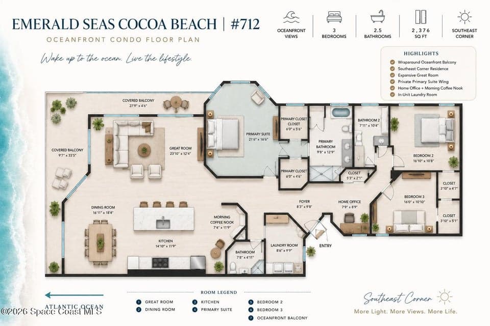 3400 Ocean Beach Boulevard 712, Cocoa Beach, FL 32931 photo 5