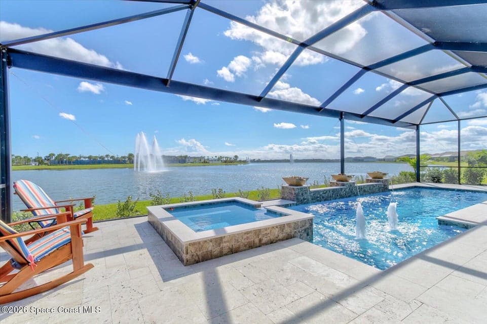 Home for sale at 9177 Splashing Drive, Melbourne, FL 32940 – 3 bed, 4 bath