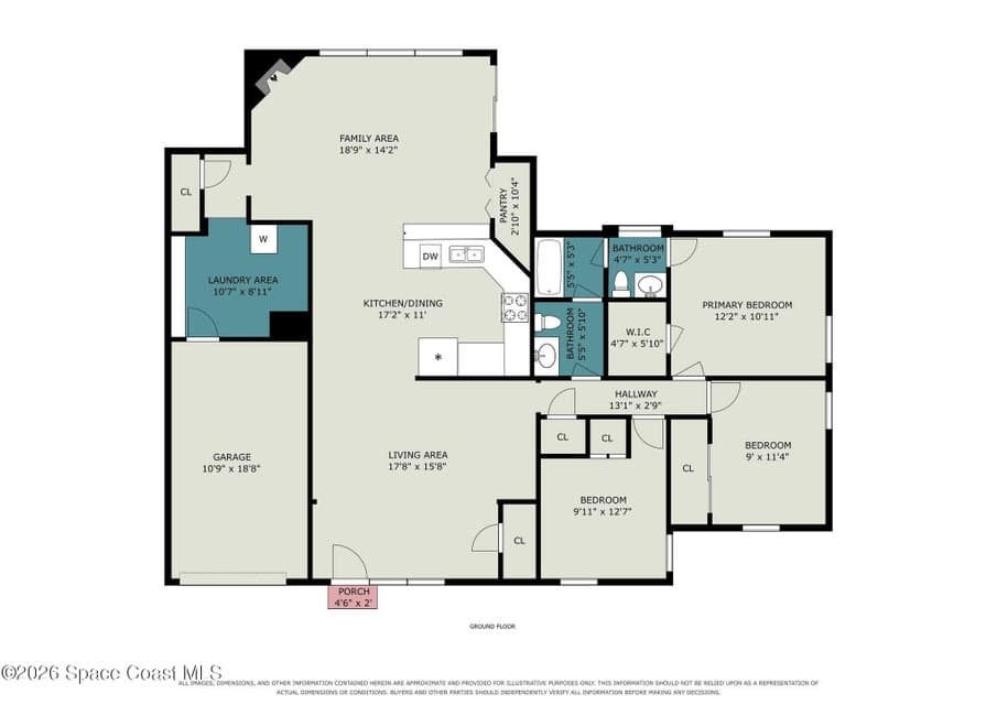 Home for sale at 1550 Hillcrest Drive, Melbourne, FL 32935 – 3 bed, 2 bath, photo 4