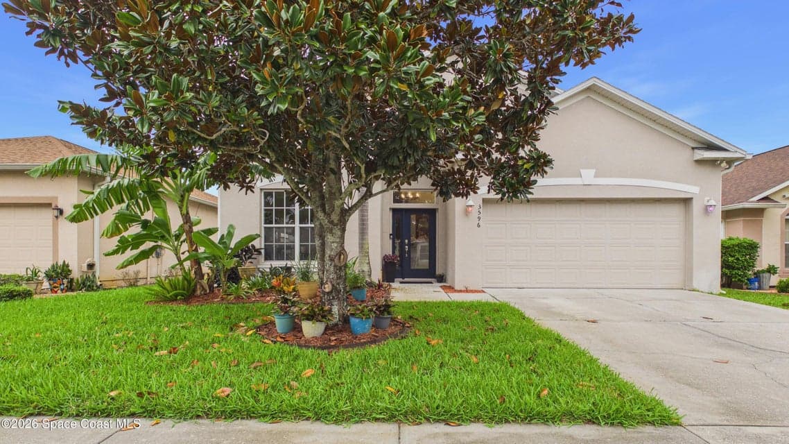 Home for sale at 3596 Hoofprint Drive, Melbourne, FL 32940 – 4 bed, 2 bath