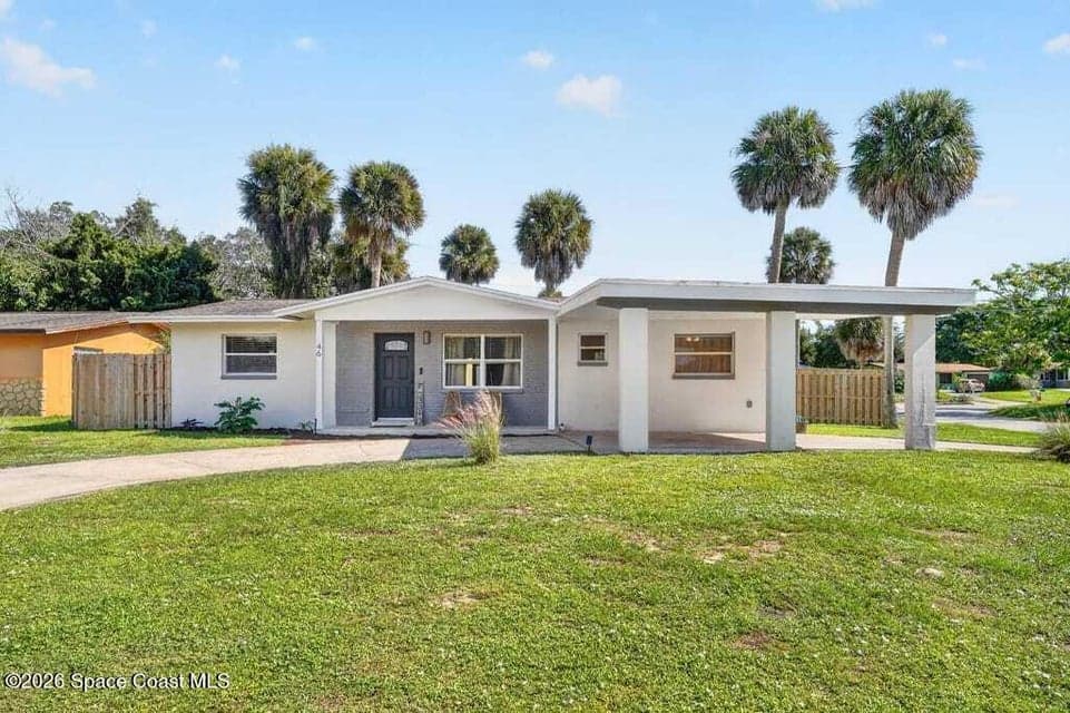Home for sale at 46 Knollwood Drive, Rockledge, FL 32955 – 4 bed, 2 bath