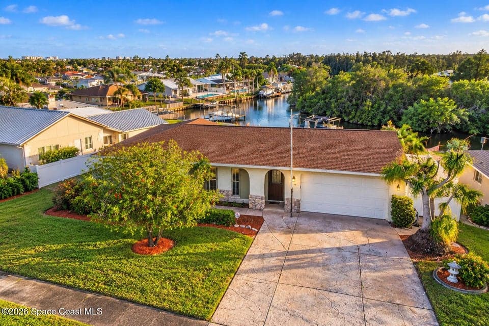 Home for sale at 75 Artemis Boulevard, Merritt Island, FL 32953 – 3 bed, 2 bath
