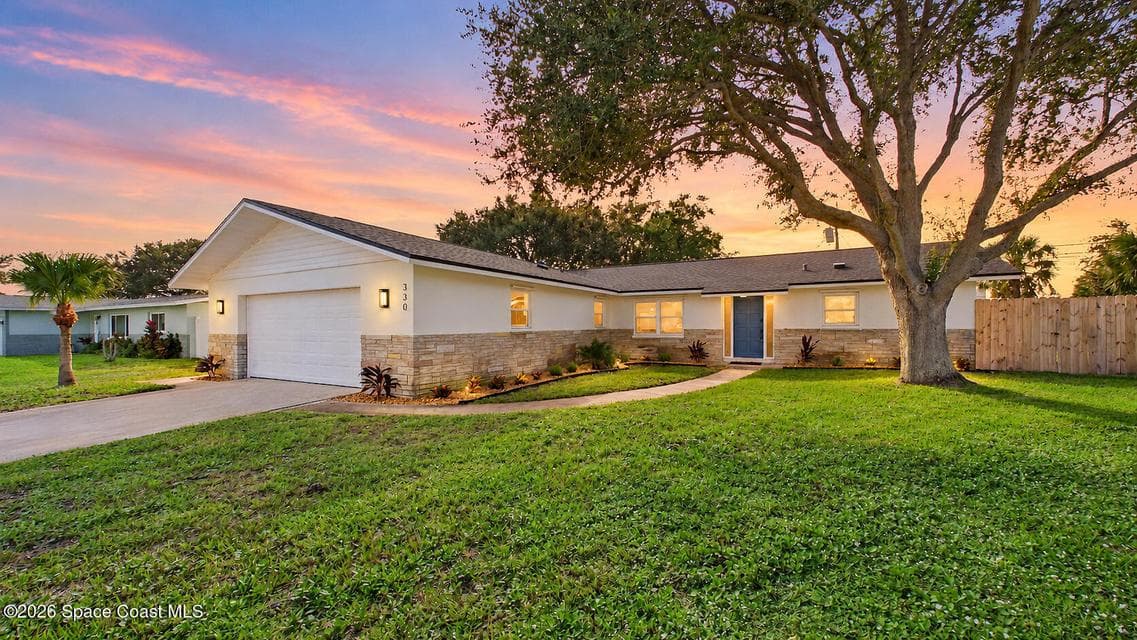 Home for sale at 330 Eutau Court, Indian Harbour Beach, FL 32937 – 4 bed, 2 bath