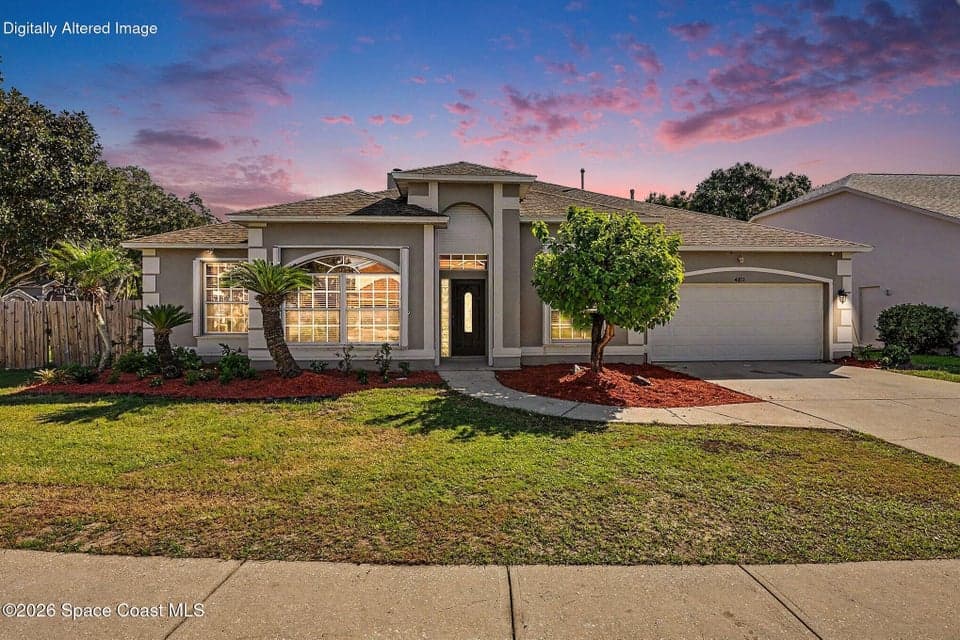Home for sale at 4811 Springwater Circle, Melbourne, FL 32940 – 4 bed, 3 bath