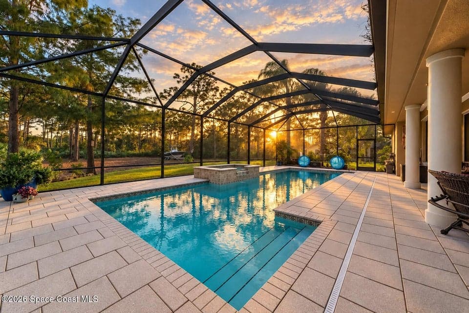 Home for sale at 3935 Turkey Point Drive, Melbourne, FL 32934 – 4 bed, 4 bath, photo 2