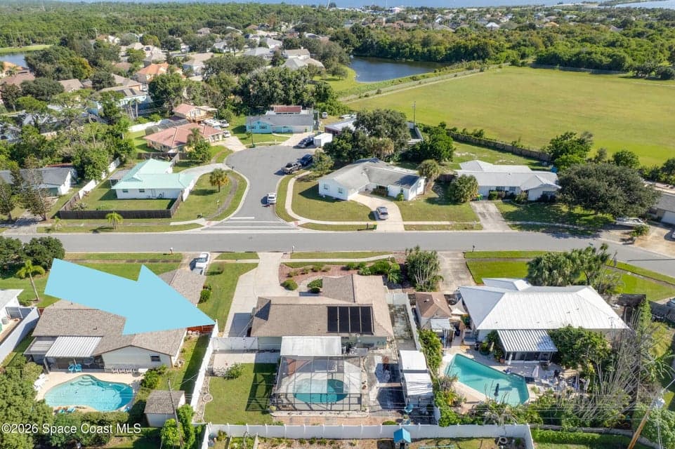 Home for sale at 1355 Johns Circle, Merritt Island, FL 32952 – 3 bed, 2 bath