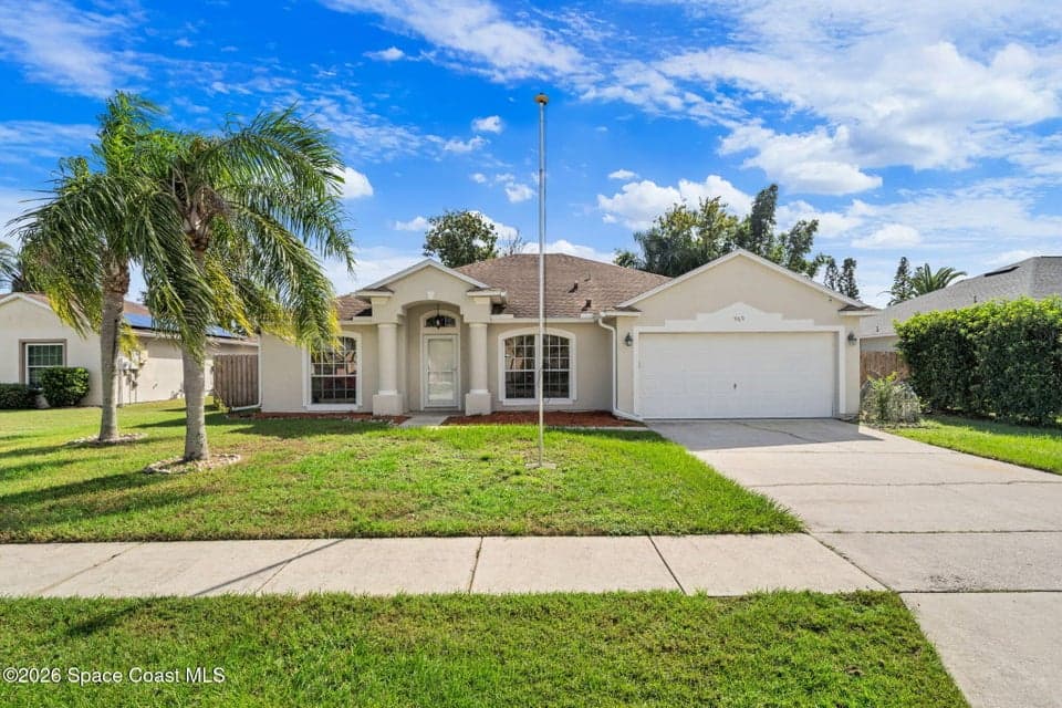 Home for sale at 969 Sabal Grove Drive, Rockledge, FL 32955 – 4 bed, 2 bath, photo 2