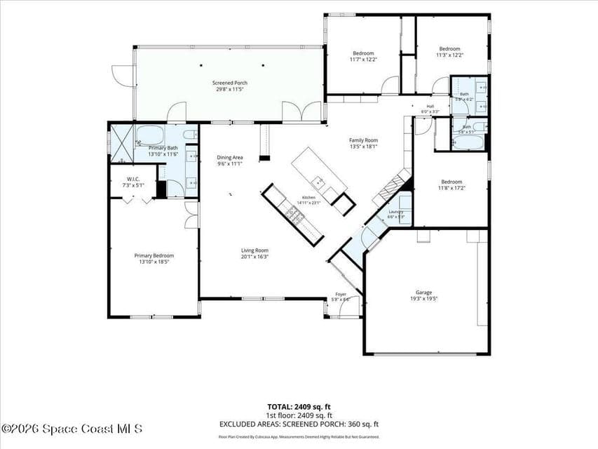 Home for sale at 1237 Lakeview Drive, Rockledge, FL 32955 – 4 bed, 2 bath, photo 2