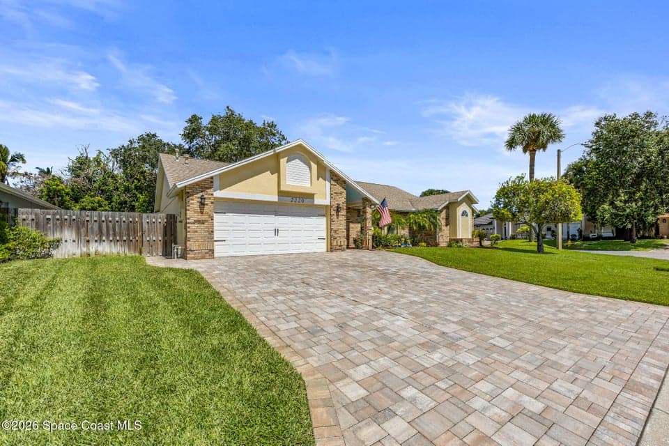 Home for sale at 2220 Plantation Drive, Melbourne, FL 32935 – 3 bed, 2 bath