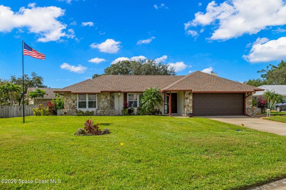 Home for sale at 1345 Bonaventure Drive, Melbourne, FL 32940 – 3 bed, 2 bath