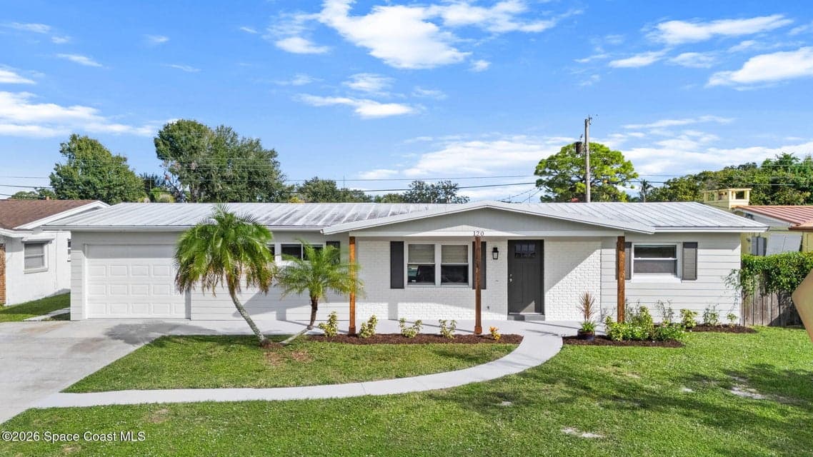 Home for sale at 120 Carib Drive, Merritt Island, FL 32952 – 3 bed, 2 bath